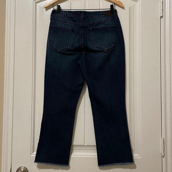 Isaac Mizrahi Live Raw Edge Hem Jeans - Picture 3 of 9
